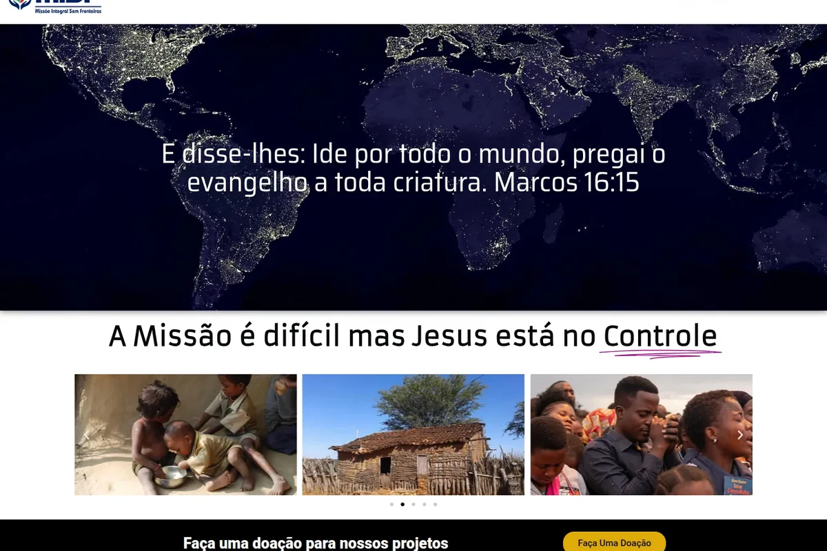 Miniatura do site MISF, projeto desenvolvido pela RSulWeb